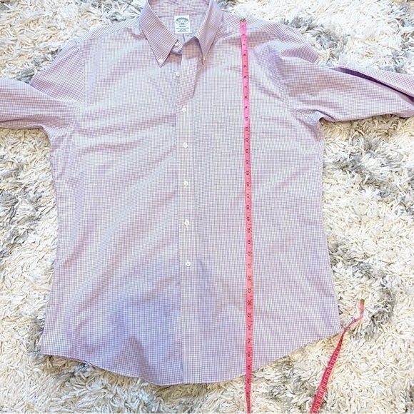 Brooks Brothers | The Regent 1818 Cotton Button Down Dress Shirt Size 17- 2/3 - Picture 7 of 7